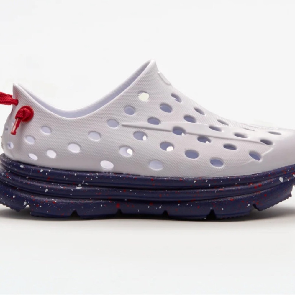 Kane Kids' White and Navy Shoes (Stars & Stripes)